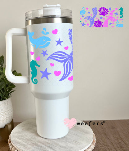 UV DTF Cup Wraps - Mermaid Dreams 40oz Tumbler Weefers
