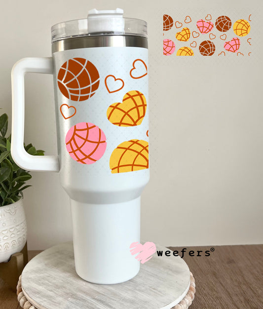 UV DTF Cup Wraps - Mexican Danish Pan Dulce 40oz Tumbler Weefers