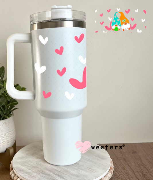 UV DTF Cup Wraps - Gnome Hearts 40oz Tumbler Weefers
