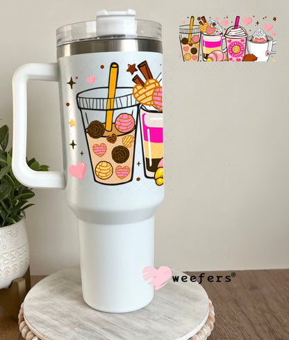 UV DTF Cup Wraps - Cafecito 40oz Tumbler Weefers