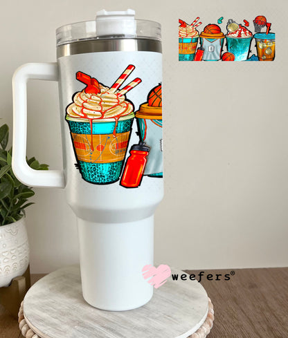 UV DTF Cup Wraps - Basketball Coffee 40oz Tumbler Weefers