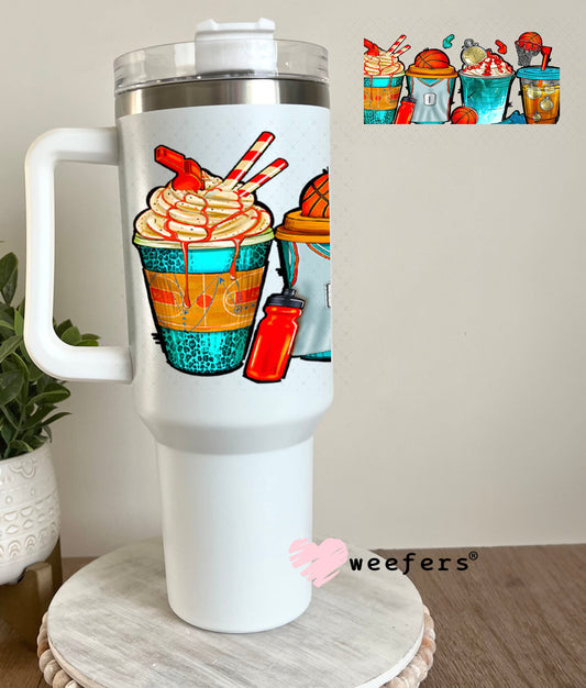 UV DTF Cup Wraps - Basketball Coffee 40oz Tumbler Weefers