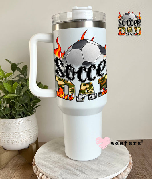 UV DTF Decal - Soccer Dad 40oz Tumbler Weefers