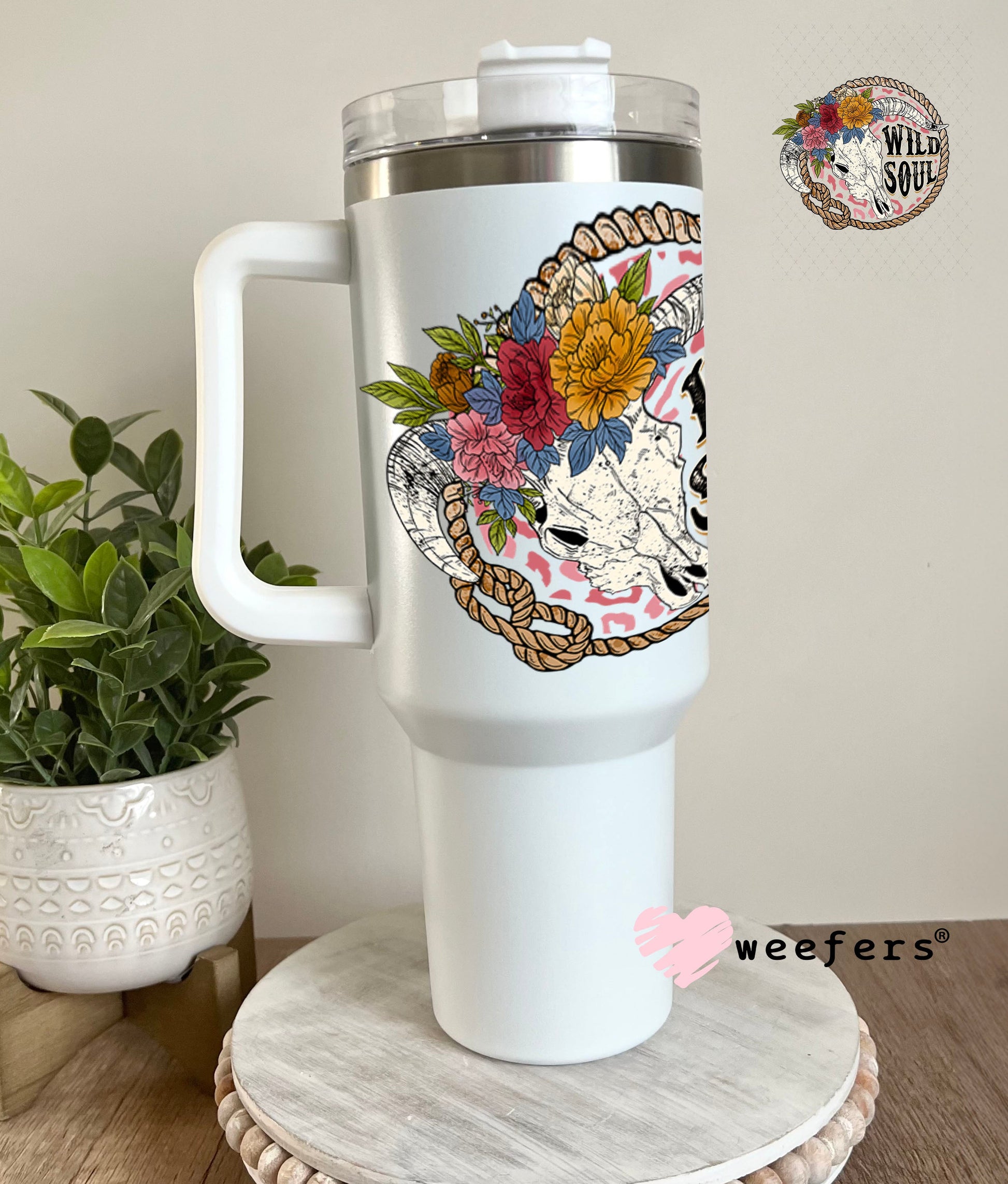 UV DTF Decal - Wild Soul 40oz Tumbler Weefers