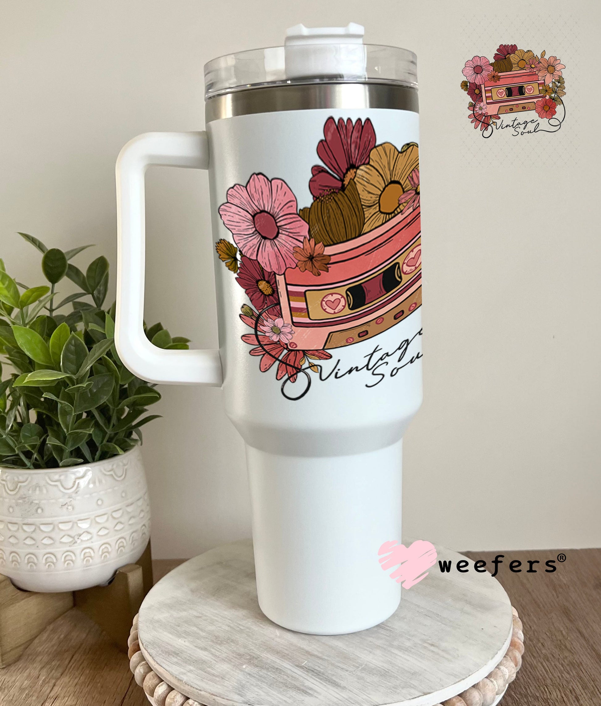 UV DTF Decal - Vintage Soul 40oz Tumbler Weefers