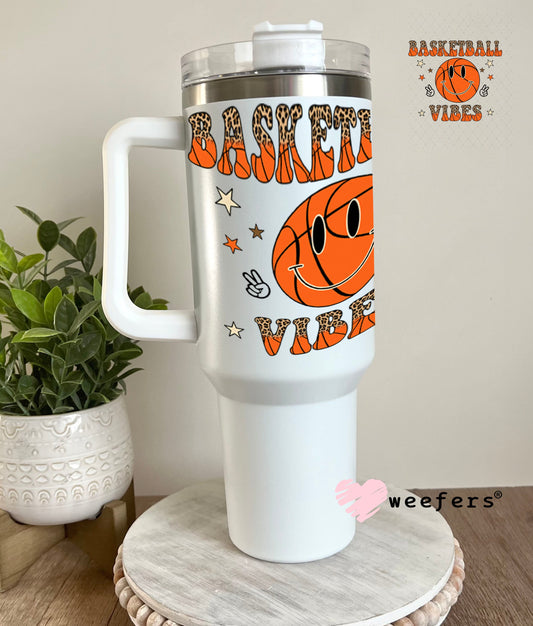 UV DTF Decal - Basketball Vibes 40oz Tumbler Weefers