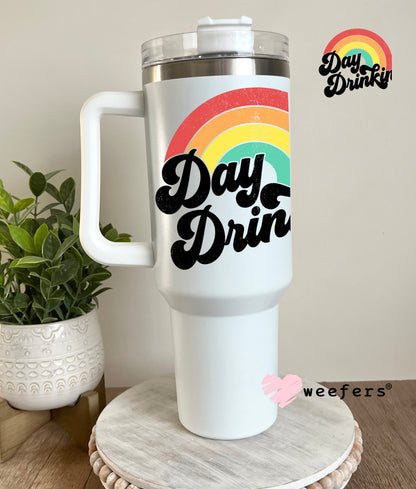 Day Drinkin' UV DTF Decal 40oz Tumbler Decal Weefers