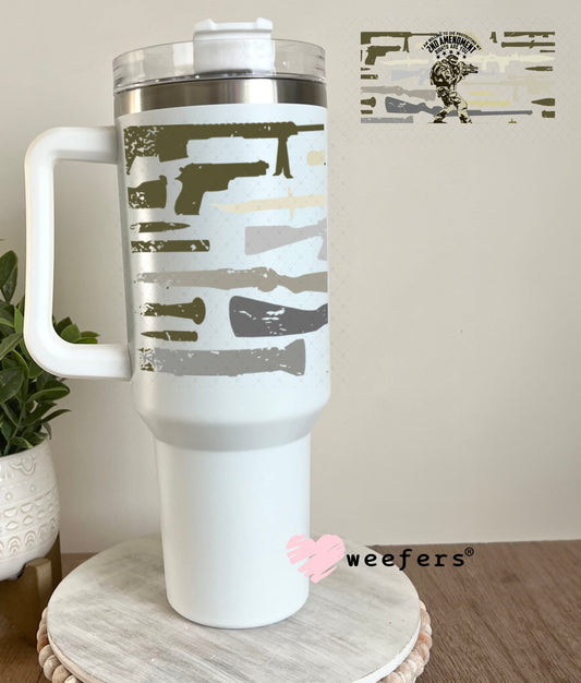 UV DTF Cup Wraps - 2nd Amendment 40oz Tumbler Weefers