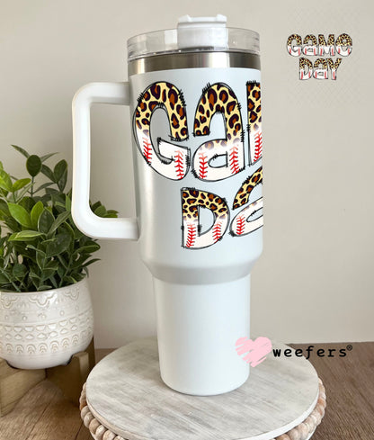 UV DTF Decal - Game Day Baseball 40oz Tumbler Weefers