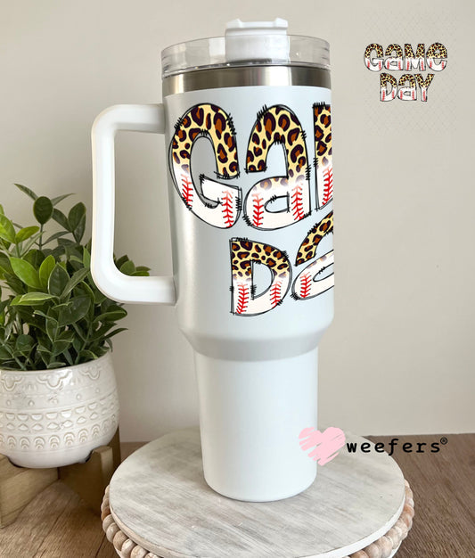 UV DTF Decal - Game Day Baseball 40oz Tumbler Weefers