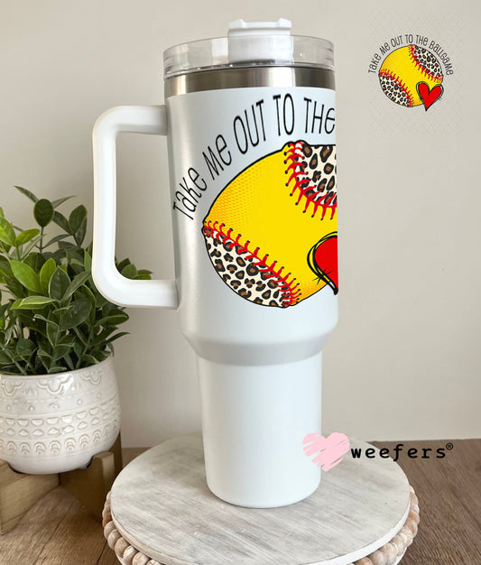 UV DTF Decal - Take Me Out to the Ballgame 40oz Tumbler Weefers