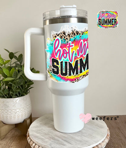 UV DTF Decal - Hot Mom Summer 40oz Tumbler Weefers