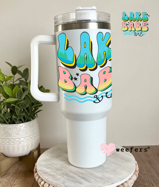 UV DTF Decal - Lake Babe 40oz Tumbler Weefers