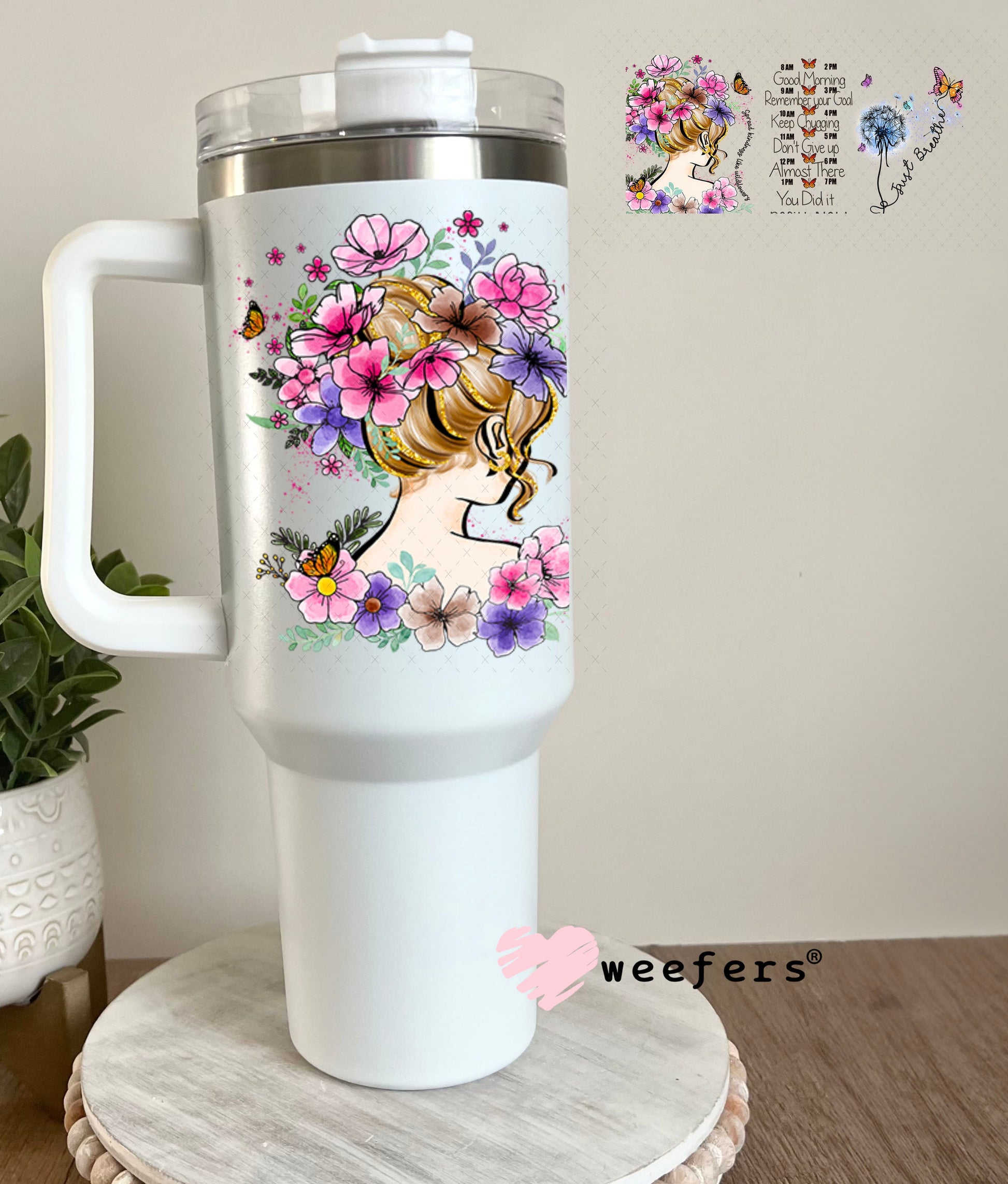 UV DTF Cup Wraps - Just Breath 40oz Tumbler Weefers