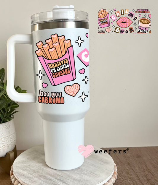 UV DTF Cup Wraps - Chisme Book 40oz Tumbler Weefers