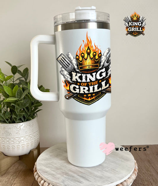 UV DTF Decal - King of the Grill 40oz Tumbler Weefers