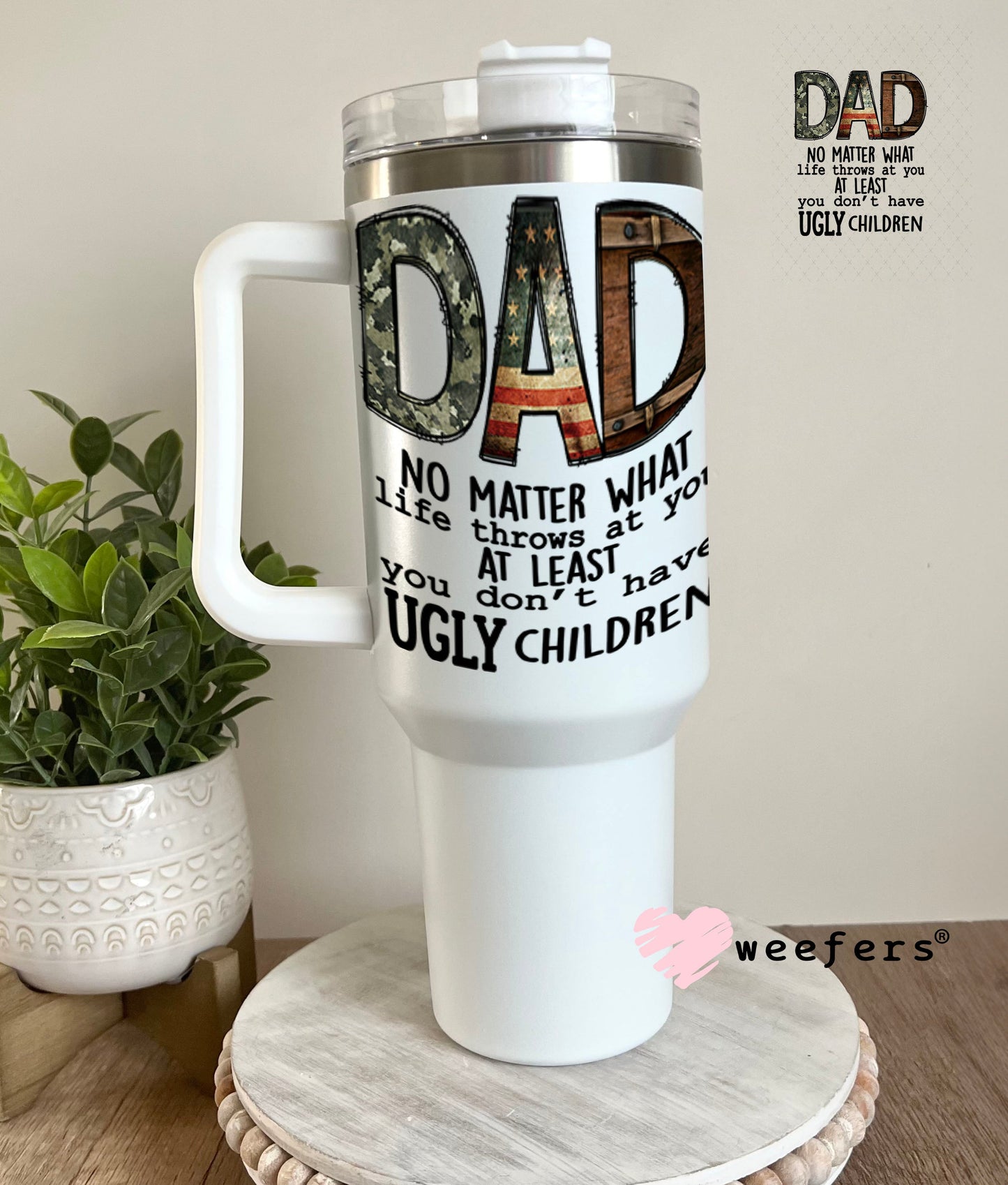 UV DTF Decal - Later Gator 40oz Tumbler Decal Weefers