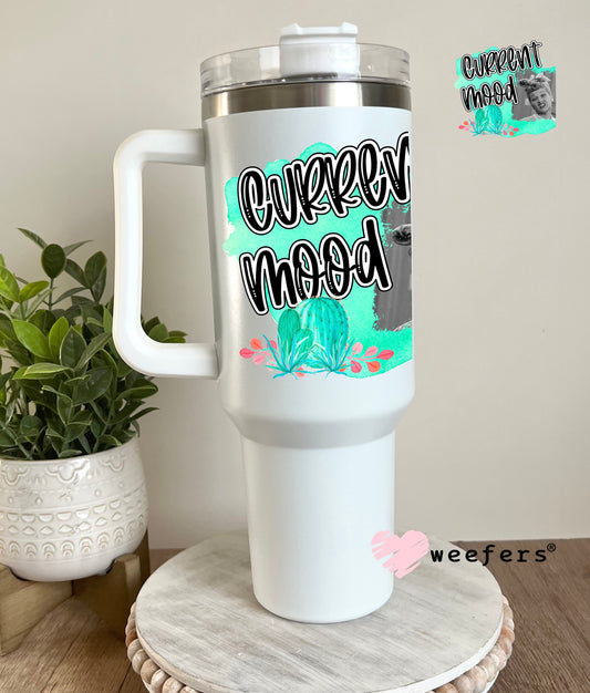 Current Mood Lucy UV DTF Decal 40oz Tumbler Decal Weefers