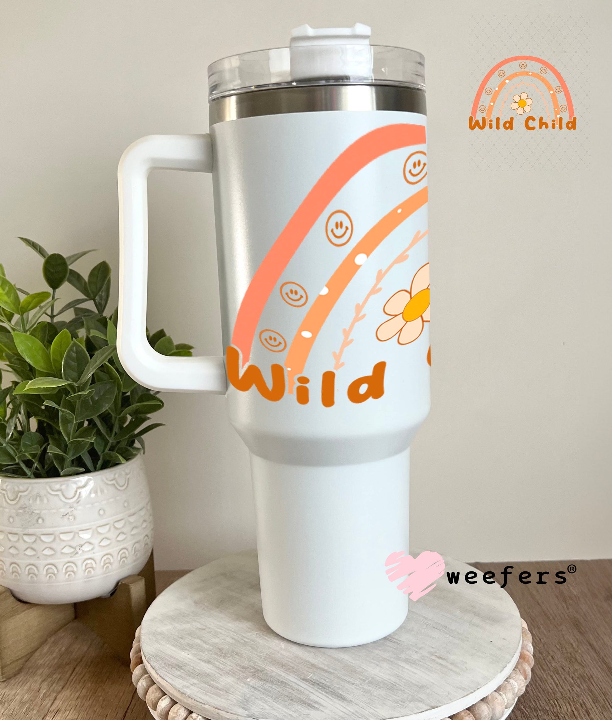 UV DTF Decal - Wild Child 40oz Tumbler Weefers
