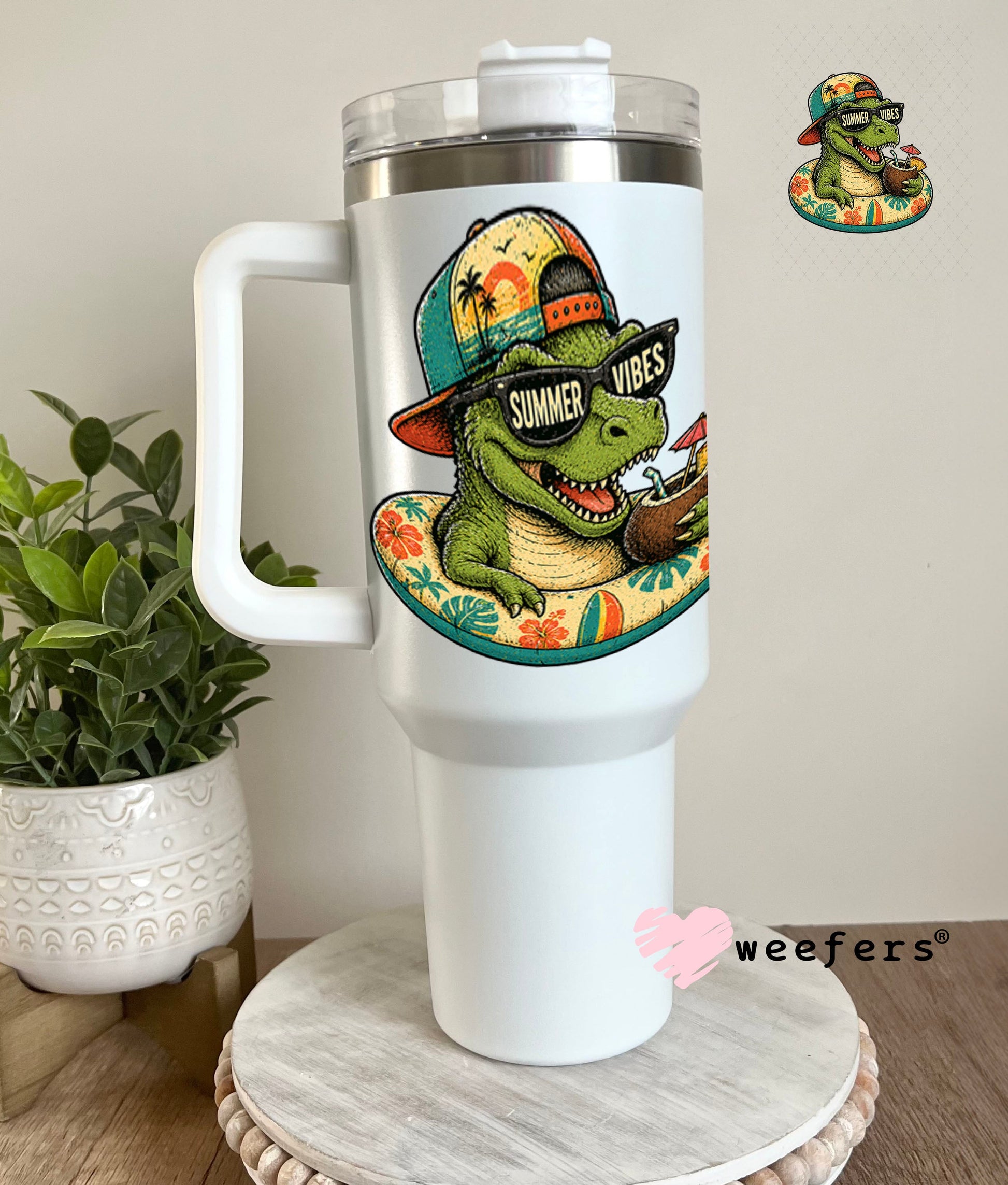 UV DTF Decal - Later Gator 40oz Tumbler Decal Weefers