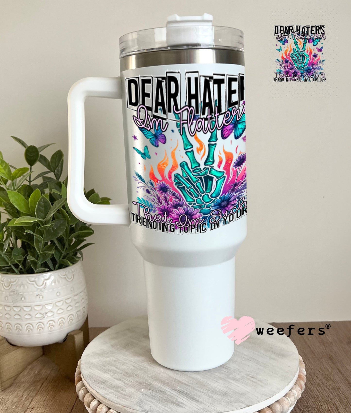 UV DTF Decal - Later Gator 40oz Tumbler Decal Weefers