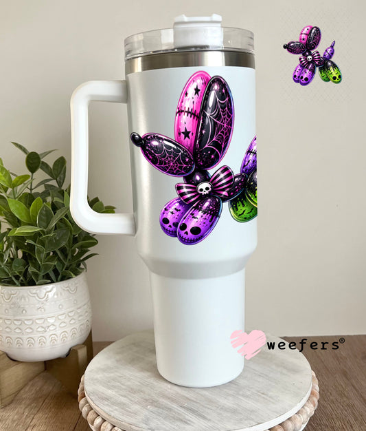 UV DTF Decal - Frankenstein Balloon Dog 40oz Tumbler Weefers