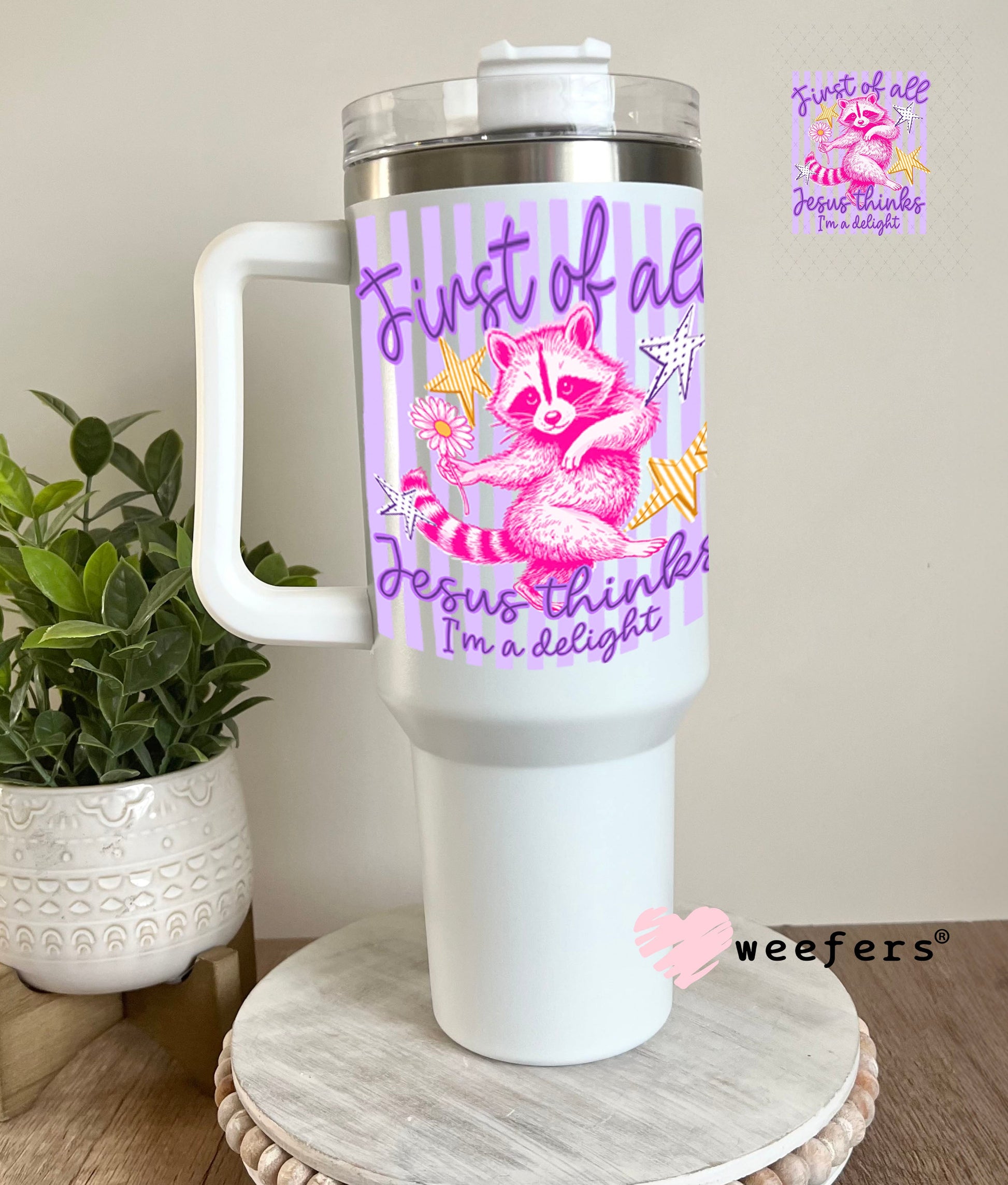UV DTF Decal - Later Gator 40oz Tumbler Decal Weefers