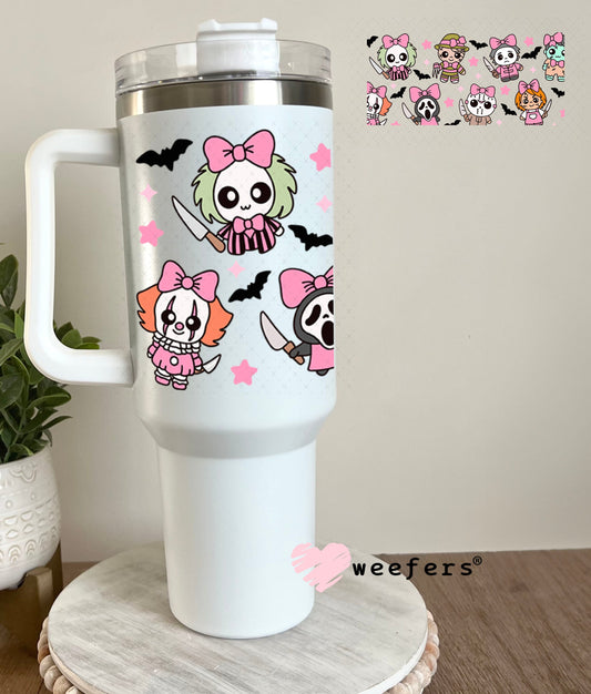 UV DTF Cup Wraps - Halloween baby villians 40oz Tumbler Weefers