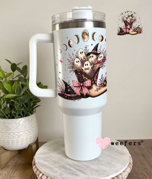 UV DTF Decal - Western Ghosts 40oz Tumbler Weefers