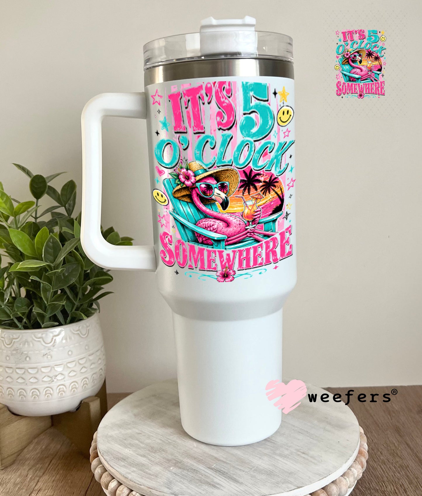 UV DTF Decal - Later Gator 40oz Tumbler Decal Weefers