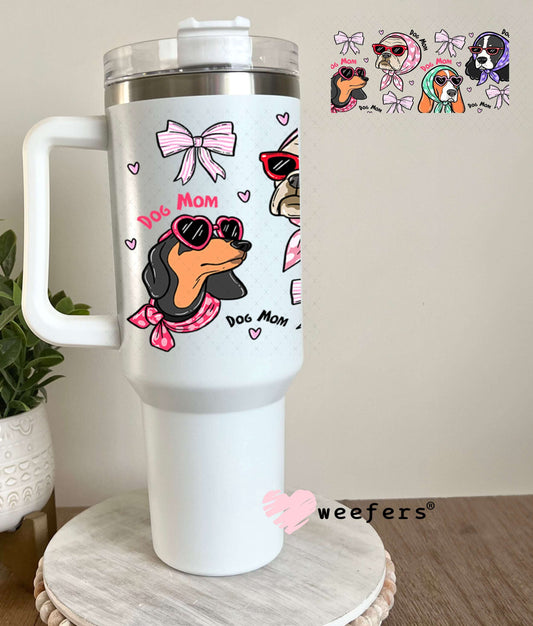 UV DTF Cup Wraps - Dog Mom Scarf 40oz Tumbler Weefers
