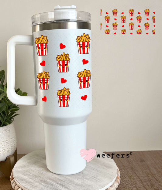 UV DTF Cup Wraps - Fries Friends 40oz Tumbler Weefers
