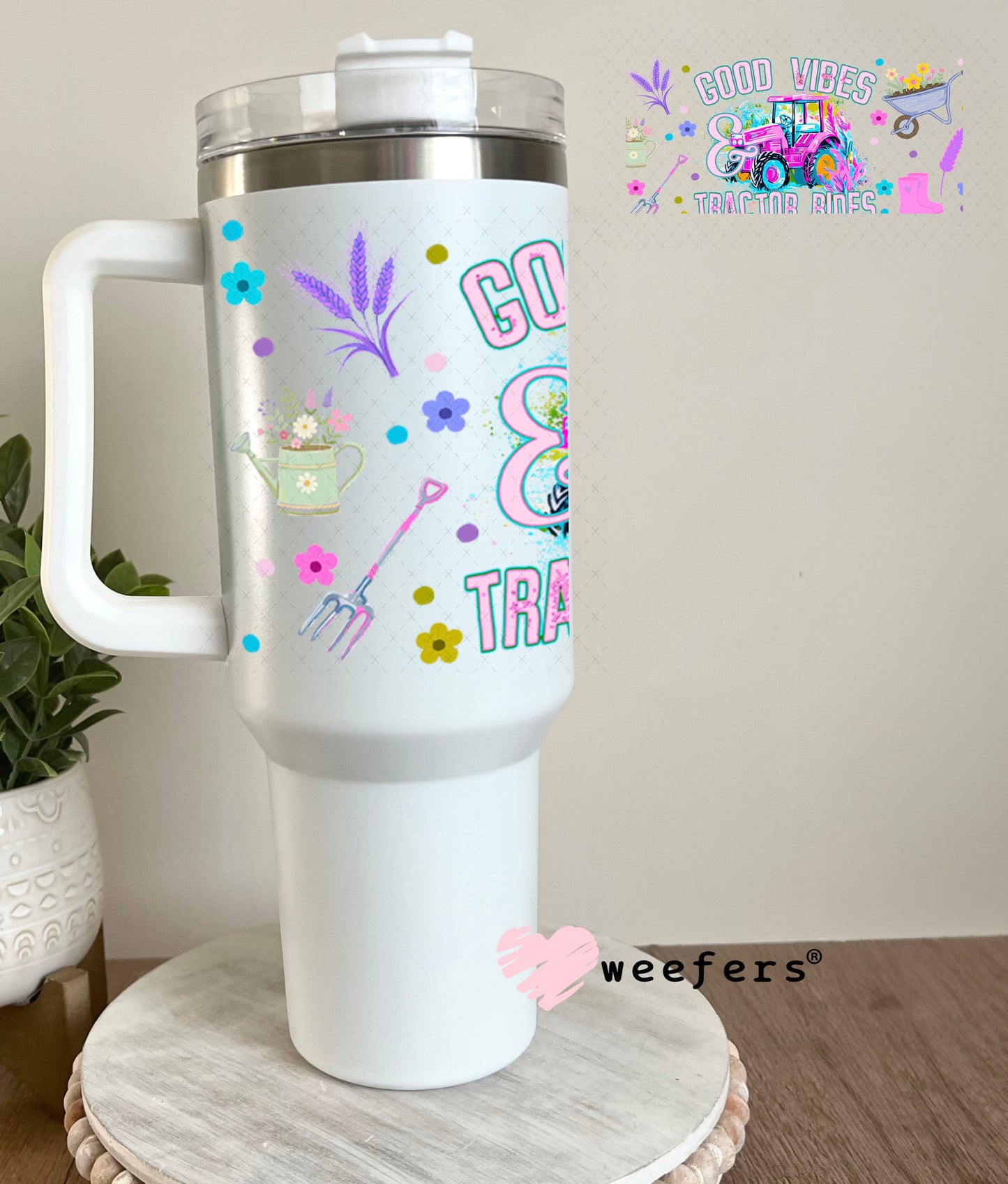 UV DTF Cup Wrap – USA Red White Blue Bows 40oz Tumbler Cup Wrap Weefers