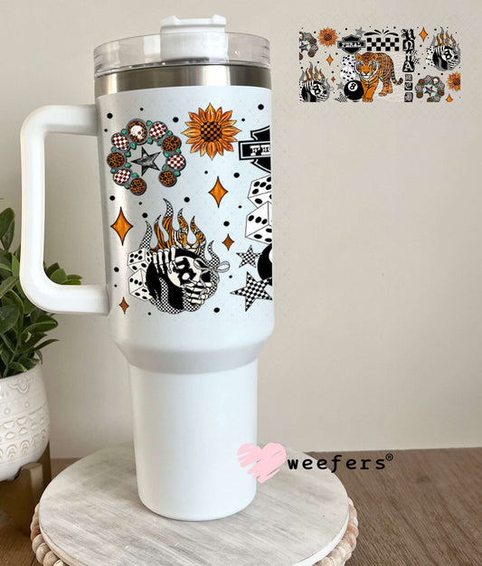 UV DTF Cup Wraps - Untamed Feral Western - Weefers® Exclusive 40oz Tumbler Weefers