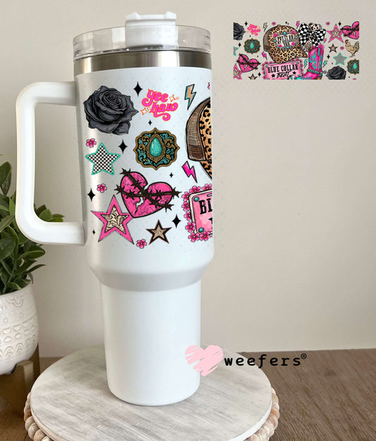 UV DTF Cup Wraps - Put it on My Husbands Tab - Weefers® Exclusive 40oz Tumbler Weefers