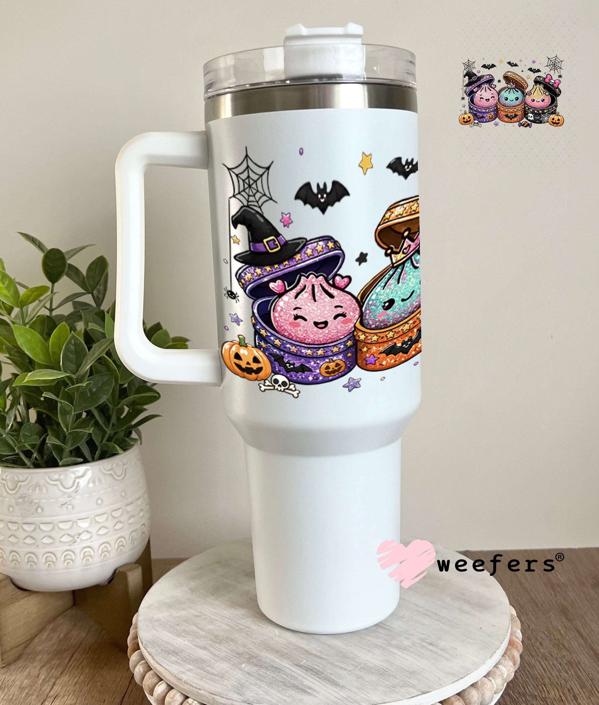 UV DTF Decal - Halloween Dumplings 40oz Tumbler Weefers