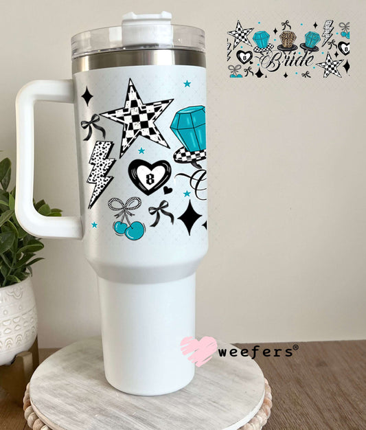 UV DTF Cup Wraps - Bride Ring Pops - Weefers® Exclusive 40oz Tumbler Weefers