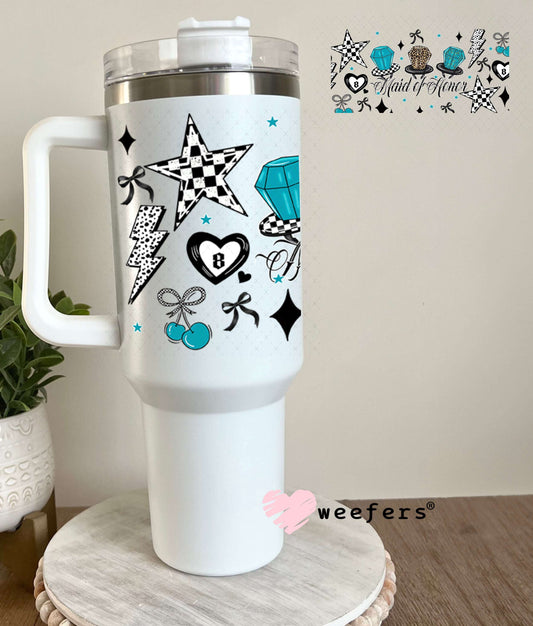 UV DTF Cup Wraps - Maid of Honor Ring Pops - Weefers® Exclusive 40oz Tumbler Weefers