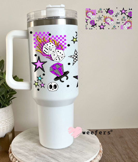 UV DTF Cup Wraps - Turns Out My Face Has Opinions Sidekick - Weefers® Exclsuive 40oz Tumbler Weefers