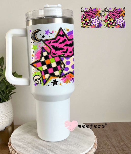 UV DTF Cup Wraps - Halloween Stars 40oz Tumbler Weefers