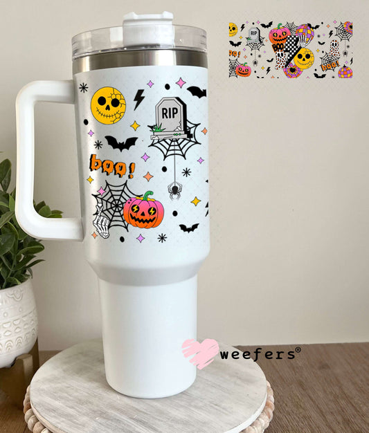 UV DTF Cup Wraps - RIP Pumpkins 40oz Tumbler Weefers