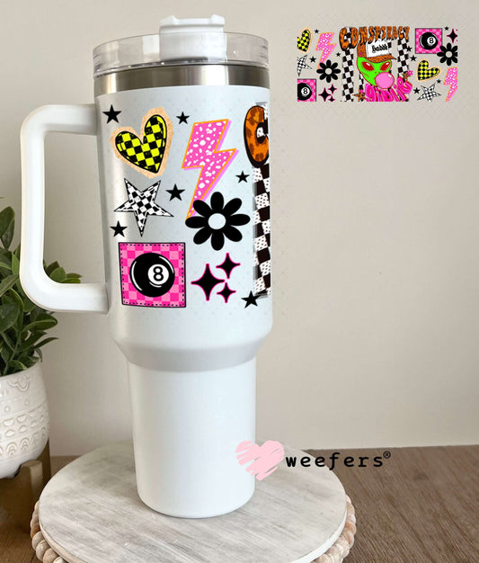UV DTF Cup Wraps - Conspiracy Girlie - Weefers® Exclusive 40oz Tumbler Weefers