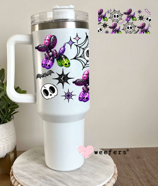 UV DTF Cup Wraps - Franky Balloon Dogs Halloween - Weefers® Exclusive 40oz Tumbler Weefers