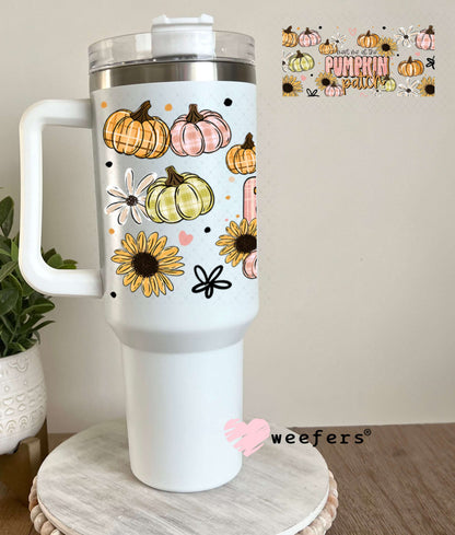 UV DTF Cup Wraps - Meet Me at the Pumpkin Patch 40oz Tumbler Weefers