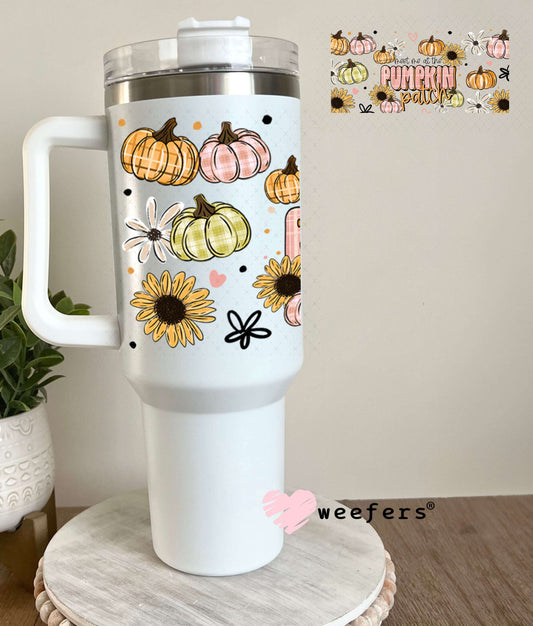 UV DTF Cup Wraps - Meet Me at the Pumpkin Patch 40oz Tumbler Weefers