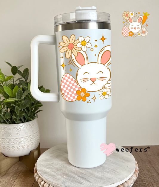 Honey Bunny Easter UV DTF Decal 40oz Tumbler Decal Weefers