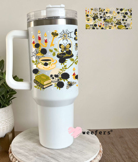 UV DTF Cup Wraps - Dark Acadamia 40oz Tumbler Weefers