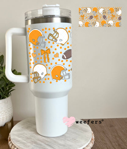 UV DTF Cup Wraps - Tennessee Football 40oz Tumbler Weefers