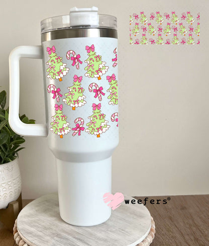 UV DTF Cup Wraps - Couquette Christmas 40oz Tumbler Weefers