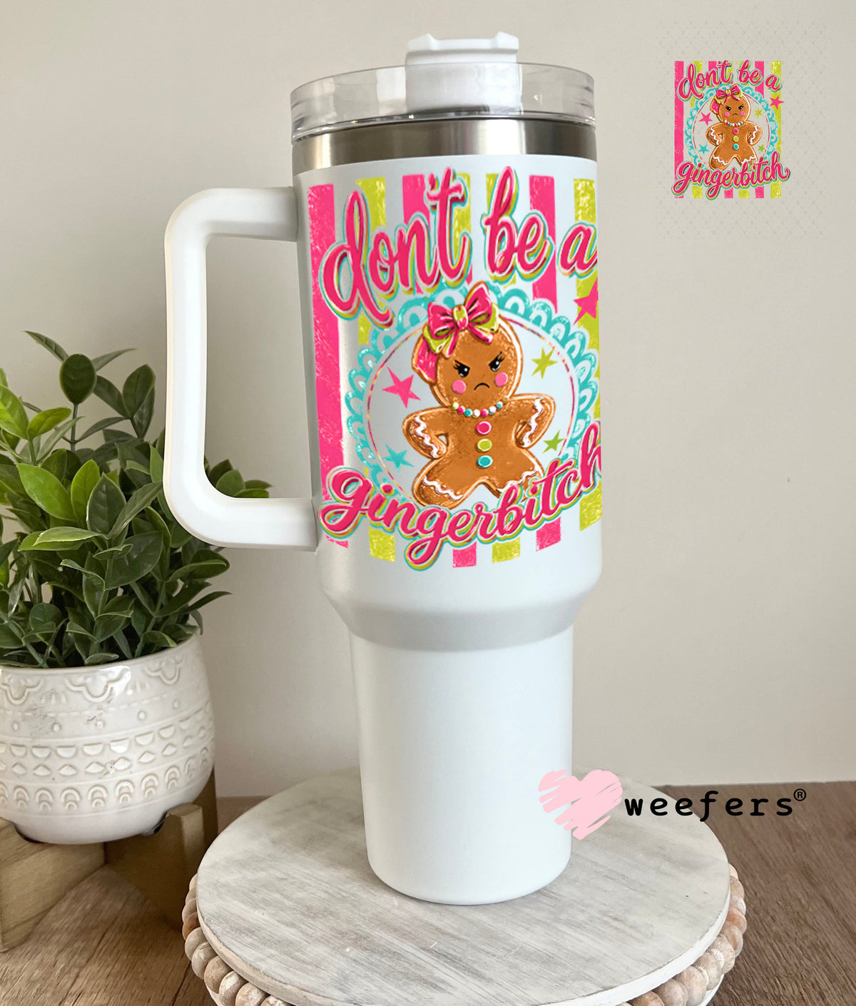 UV DTF Decal - Later Gator 40oz Tumbler Decal Weefers